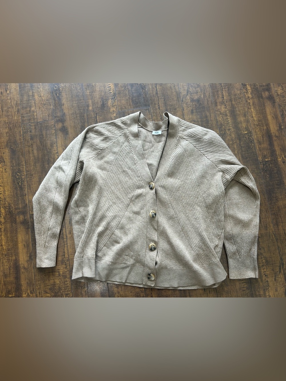 Penningtons Taupe Crewneck Knit Top